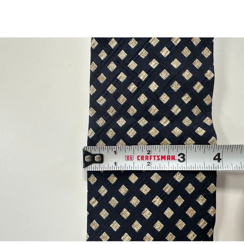 Lot of 2 Mens Neck Ties Georgio Armani and Adolfo Patterned - Picture 9 of 10